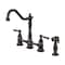 Pioneer Industries Two Handle Kitchen Bridge Faucet, NPSM, Bridge, Moroccan Bronze 2AM501-MZ - alternate 1